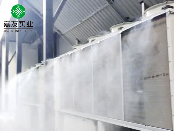 杭州嘉友噴霧降溫系統助力空調外機噴霧降溫